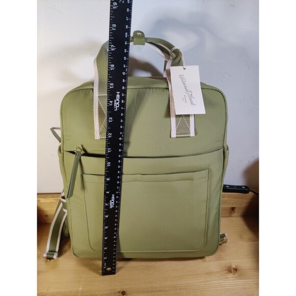 NWT Backpack Tote Universal Threads Olive Green Fabric Retail $35! - Picture 7 of 12